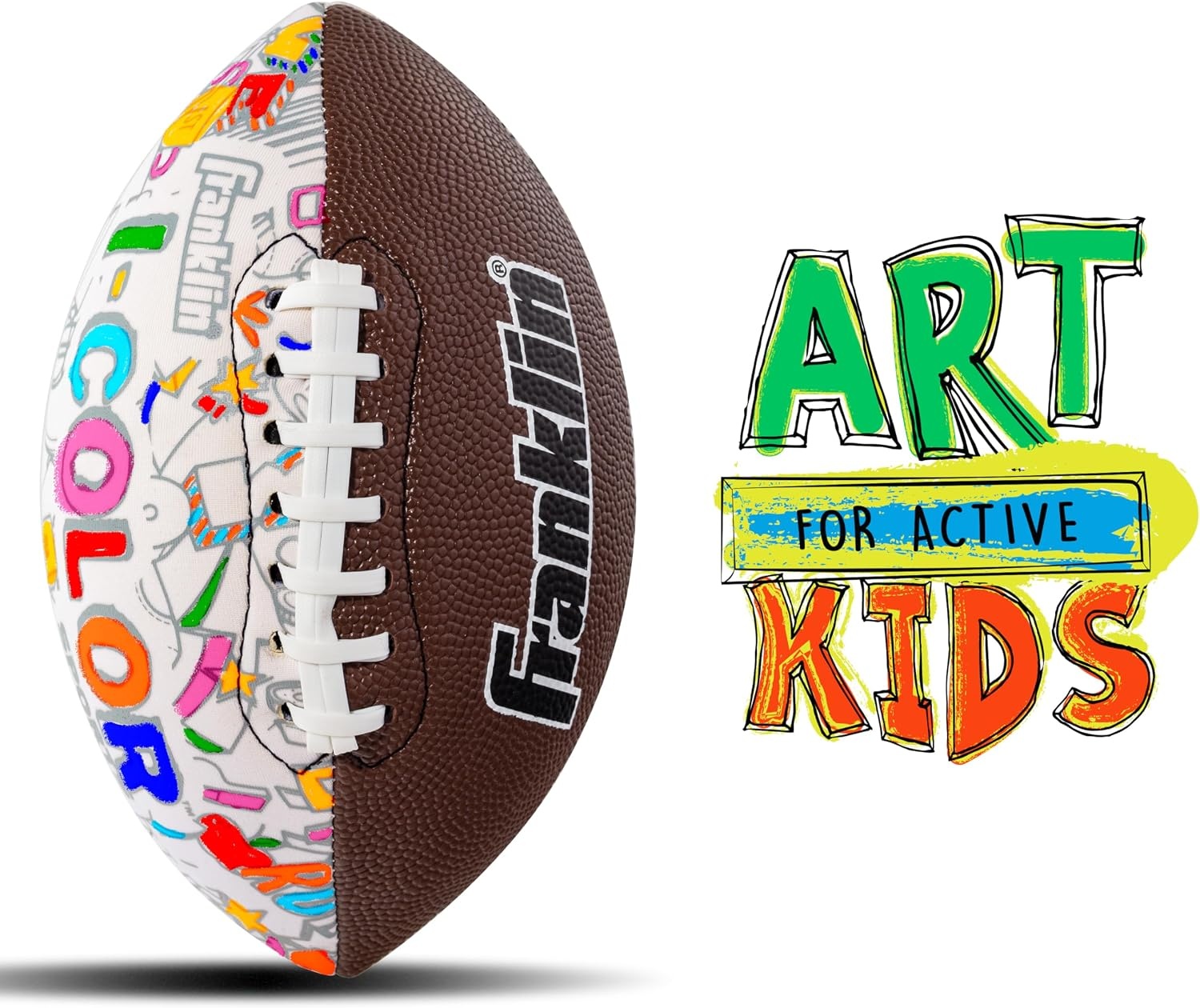 image:imageFranklin Sports iColor Kids Mini Balls  Custom Color Balls with Markers Included  Design Your Own Ball for Kids  Toddlers  Soccer Ball  FootballSmall