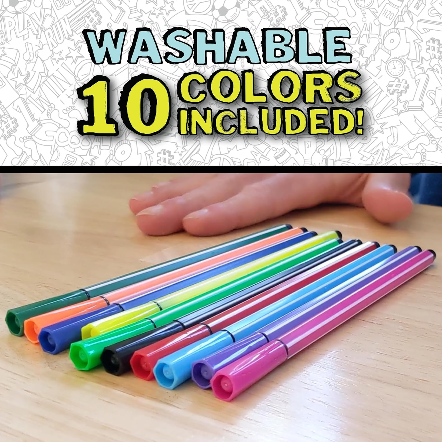 image:imageFranklin Sports iColor Kids Mini Balls  Custom Color Balls with Markers Included  Design Your Own Ball for Kids  Toddlers  Soccer Ball  FootballSmall