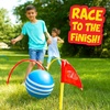image:imageFranklin Kick Croquet Game Set  Perfect for Kids and Adults  Combines Soccer and Croquet  Great for Outdoor Play