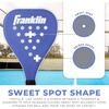 image:imageFranklin Sports  Sweet Spot Padel Training Racket  Fiberglass Padel Racket with Foam Core  365g  Purple