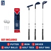 image:imageFranklin Sports Adjustable Youth Golf SetRedBlue