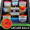 image:imageFranklin Sports Anywhere Basketball Arcade Game  Table Top Basketball Arcade Shootout Indoor Electronic Basketball GameBasketball  Red