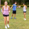 image:imageFranklin Sports Badminton Net Sets  Outdoor Backyard  Beach Badminton Net  Equipment Set  4 Rackets  2 Birdies  Portable Net Included  Adults  Kids SetFamily