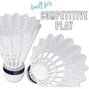 image:imageFranklin Sports Badminton Shuttlecock Set  Sets of 3 6  12 Badminton Birdies  Backyard Outdoor Badminton Shuttlecocks  Plastic Replacement Birdies for Badminton Sets  3 6  12 PacksShuttlecocks  12 Pack