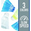 image:imageFranklin Sports Badminton Shuttlecock Set  Sets of 3 6  12 Badminton Birdies  Backyard Outdoor Badminton Shuttlecocks  Plastic Replacement Birdies for Badminton Sets  3 6  12 Packs6 Pack