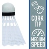 image:imageFranklin Sports Badminton Shuttlecock Set  Sets of 3 6  12 Badminton Birdies  Backyard Outdoor Badminton Shuttlecocks  Plastic Replacement Birdies for Badminton Sets  3 6  12 Packs3 Pack