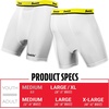 image:imageFranklin Sports Compression Sliding Shorts  Adult  Youth Baseball Compression Underwear with Cup PocketAdult Large