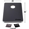 image:imageFranklin Sports Cornhole Game Sets  Portable Cornhole Boards  Bean Bags  2 Cornhole Boards  8 Bean Bags Included  Perfect Beach  Lawn Tailgate Bean Bag Toss Game Set36 x 24  Wooden Black