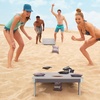 image:imageFranklin Sports Cornhole Game Sets  Portable Cornhole Boards  Bean Bags  2 Cornhole Boards  8 Bean Bags Included  Perfect Beach  Lawn Tailgate Bean Bag Toss Game Set36 x 24  Wooden Black