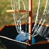 image:imageFranklin Sports Disc Golf Baskets  Portable Disc Golf Target with Chains Included  Disc Golf Basket Stand Equipment for Hole  Course CreationDeluxe Steel Chain