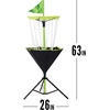 image:imageFranklin Sports Disc Golf Baskets  Portable Disc Golf Target with Chains Included  Disc Golf Basket Stand Equipment for Hole  Course CreationStarter Plastic Chain