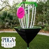 image:imageFranklin Sports Disc Golf Baskets  Portable Disc Golf Target with Chains Included  Disc Golf Basket Stand Equipment for Hole  Course CreationStarter Plastic Chain