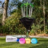 image:imageFranklin Sports Disc Golf Baskets  Portable Disc Golf Target with Chains Included  Disc Golf Basket Stand Equipment for Hole  Course CreationStarter Plastic Chain