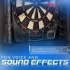 image:imageFranklin Sports Electronic Dart Board Sets  Soft Tip Electric Dartboard with Digital Scoreboard  6 Darts IncludedDartboard w Cabinet