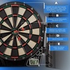 image:imageFranklin Sports Electronic Dart Board Sets  Soft Tip Electric Dartboard with Digital Scoreboard  6 Darts IncludedDartboard w Cabinet