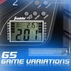 image:imageFranklin Sports Electronic Dart Board Sets  Soft Tip Electric Dartboard with Digital Scoreboard  6 Darts IncludedDartboard w Cabinet