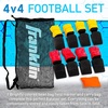 image:imageFranklin Sports Flag Football Set  8 Player Youth Flag Football Belts  Adjustable Belts  Field Marker Included  4 v 4 Set