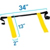 image:imageFranklin Sports Flag Football Set  8 Player Youth Flag Football Belts  Adjustable Belts  Field Marker Included  4 v 4 Set