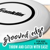 image:imageFranklin Sports Flying Disc  Disc for Beach Backyard Lawn Park Camping  140 or 175 Grams  Perfect for Dogs  WhiteWhite