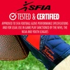 image:imageFranklin Sports Football Receiver Gloves  Adult and Youth Football Receiver Gloves  ExtraGrip Premium Football Gloves for All Ages  HiTack  SFIA ApprovedNavyRed