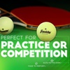 image:imageFranklin Sports Glow in the Dark Ping Pong Balls  Official Size  Weight 40mm Table Tennis Balls  One Star Glow in the Dark Ping Pong  Durable High Performance  Green  6 Pack