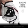 image:imageFranklin Sports Golf Glove  Pro Golf Gloves  Premium Leather Golfing Glove  Maximum Grip  White  BlackPearl Junior  Traditional