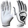 image:imageFranklin Sports Golf Glove  Pro Golf Gloves  Premium Leather Golfing Glove  Maximum Grip  White  BlackPearl Junior  Traditional