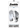 image:imageFranklin Sports Golf Glove  Pro Golf Gloves  Premium Leather Golfing Glove  Maximum Grip  White  BlackPearl Junior  Traditional