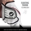 image:imageFranklin Sports Golf Glove  Pro Golf Gloves  Premium Leather Golfing Glove  Maximum Grip  White  BlackPearl Pro  Full Leather Glove