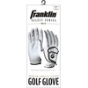 image:imageFranklin Sports Golf Glove  Pro Golf Gloves  Premium Leather Golfing Glove  Maximum Grip  White  BlackPearl Pro  Full Leather Glove