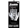 image:imageFranklin Sports Golf Glove  Pro Golf Gloves  Premium Leather Golfing Glove  Maximum Grip  White  BlackPearl Traditional  Lycra Finger Gussetts