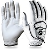 image:imageFranklin Sports Golf Glove  Pro Golf Gloves  Premium Leather Golfing Glove  Maximum Grip  White  BlackPearl Traditional  Lycra Finger Gussetts