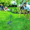 image:imageFranklin Sports Horseshoes Sets  Game Sets for Adults  Kids  Includes 4 Horseshoes and 2 Ground StakesFamily