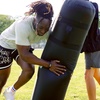 image:imageFranklin Sports Inflatable Football Tackling Dummy  Training Dummies for Football Martial Arts  Wrestling Practice  Inflatable Blocking  Tackling Dummy for Practice  51 Inches51