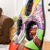 image:imageFranklin Sports Kids Football Target Toss Game  Inflatable Throwing Target Toy with Soft Mini Footballs  Fun Kids Sports GameFootball Target