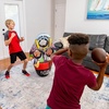 image:imageFranklin Sports Kids Football Target Toss Game  Inflatable Throwing Target Toy with Soft Mini Footballs  Fun Kids Sports GameFootball Target