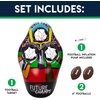 image:imageFranklin Sports Kids Football Target Toss Game  Inflatable Throwing Target Toy with Soft Mini Footballs  Fun Kids Sports GameFootball Target