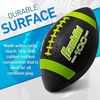 image:imageFranklin Sports Kids Junior GripRite Youth Junior Size Rubber Footballs  Peewee Kids Durable Outdoor Footballs  Single amp Bulk Packs AvailableBlackOptic