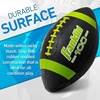image:imageFranklin Sports Kids Junior GripRite Youth Junior Size Rubber Footballs  Peewee Kids Durable Outdoor Footballs  Single amp Bulk Packs AvailableBlackOptic