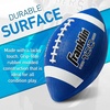 image:imageFranklin Sports Kids Junior GripRite Youth Junior Size Rubber Footballs  Peewee Kids Durable Outdoor Footballs  Single amp Bulk Packs AvailableBlueWhite