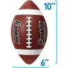 image:imageFranklin Sports Kids Junior GripRite Youth Junior Size Rubber Footballs  Peewee Kids Durable Outdoor Footballs  Single amp Bulk Packs AvailableBrownWhite