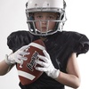image:imageFranklin Sports Kids Junior GripRite Youth Junior Size Rubber Footballs  Peewee Kids Durable Outdoor Footballs  Single amp Bulk Packs AvailableBrownWhite