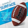 image:imageFranklin Sports Kids Junior GripRite Youth Junior Size Rubber Footballs  Peewee Kids Durable Outdoor Footballs  Single amp Bulk Packs AvailableClassic Brown