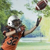 image:imageFranklin Sports Kids Junior GripRite Youth Junior Size Rubber Footballs  Peewee Kids Durable Outdoor Footballs  Single amp Bulk Packs AvailableClassic Brown