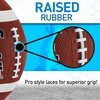 image:imageFranklin Sports Kids Junior GripRite Youth Junior Size Rubber Footballs  Peewee Kids Durable Outdoor Footballs  Single amp Bulk Packs AvailableClassic Brown