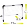 image:imageFranklin Sports Kids Mini Soccer Goal Set  BackyardIndoor Mini Net and Ball with Pump  22 x 17