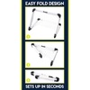 image:imageFranklin Sports Kids Mini Soccer Goal Set  BackyardIndoor Mini Net and Ball with Pump  22 x 17