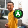 image:imageFranklin Sports Kids NBA Mini Foam Basketball  55 Inch Soft Toy Basketball for Indoor or Mini Over the Door HoopsBoston Celtics