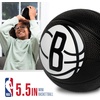 image:imageFranklin Sports Kids NBA Mini Foam Basketball  55 Inch Soft Toy Basketball for Indoor or Mini Over the Door HoopsBrooklyn Nets