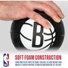 image:imageFranklin Sports Kids NBA Mini Foam Basketball  55 Inch Soft Toy Basketball for Indoor or Mini Over the Door HoopsBrooklyn Nets